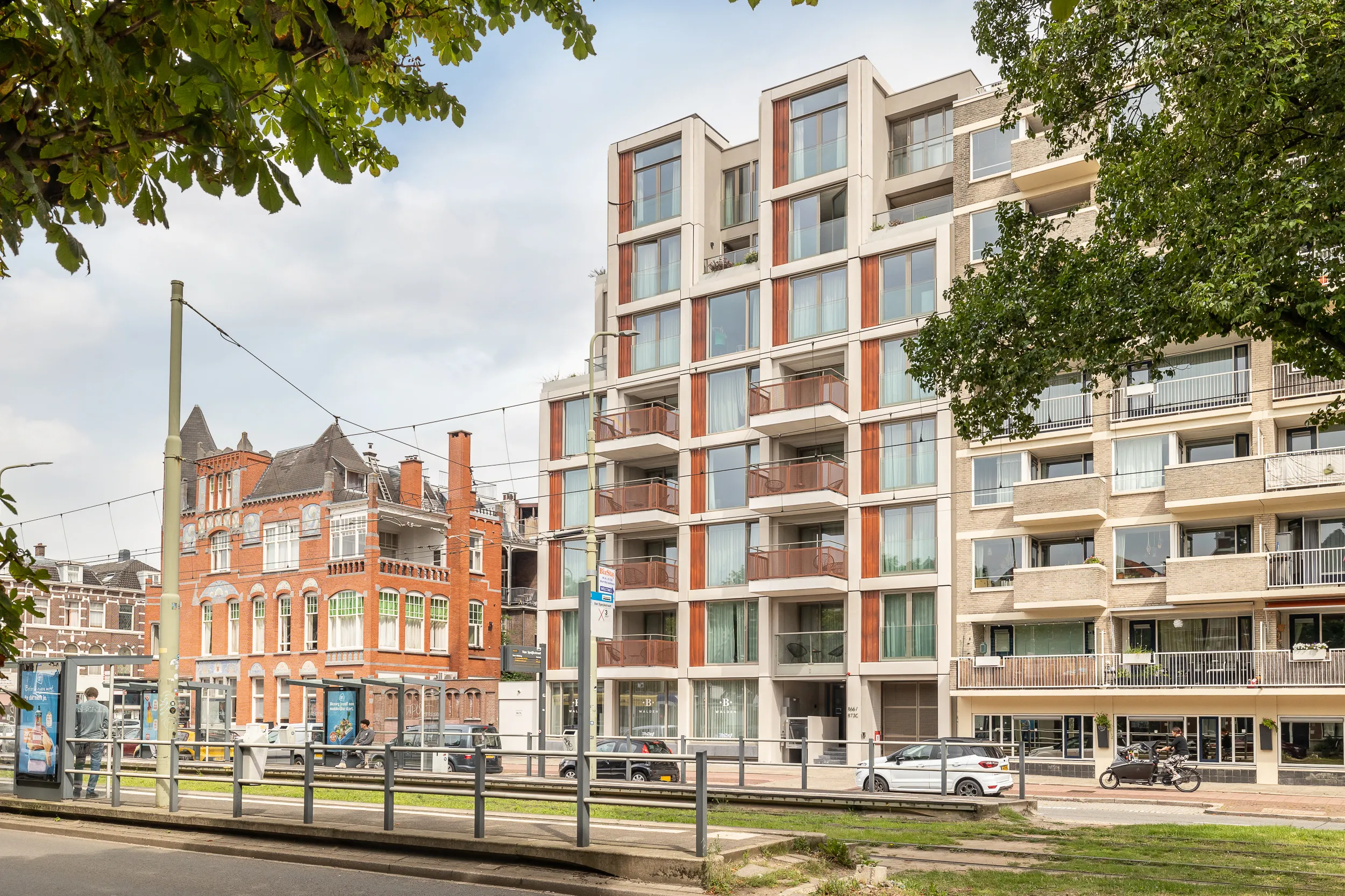 BizStay Walden gebouw exterieur aan de Waldeck Pyrmontkade, Den Haag