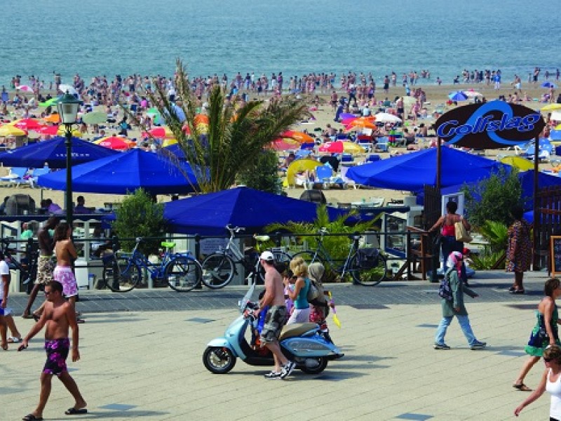 Beach and boulevard