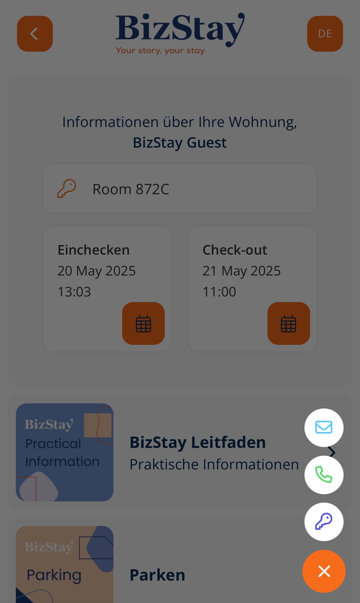 BizStay Guestkey screenshot 2