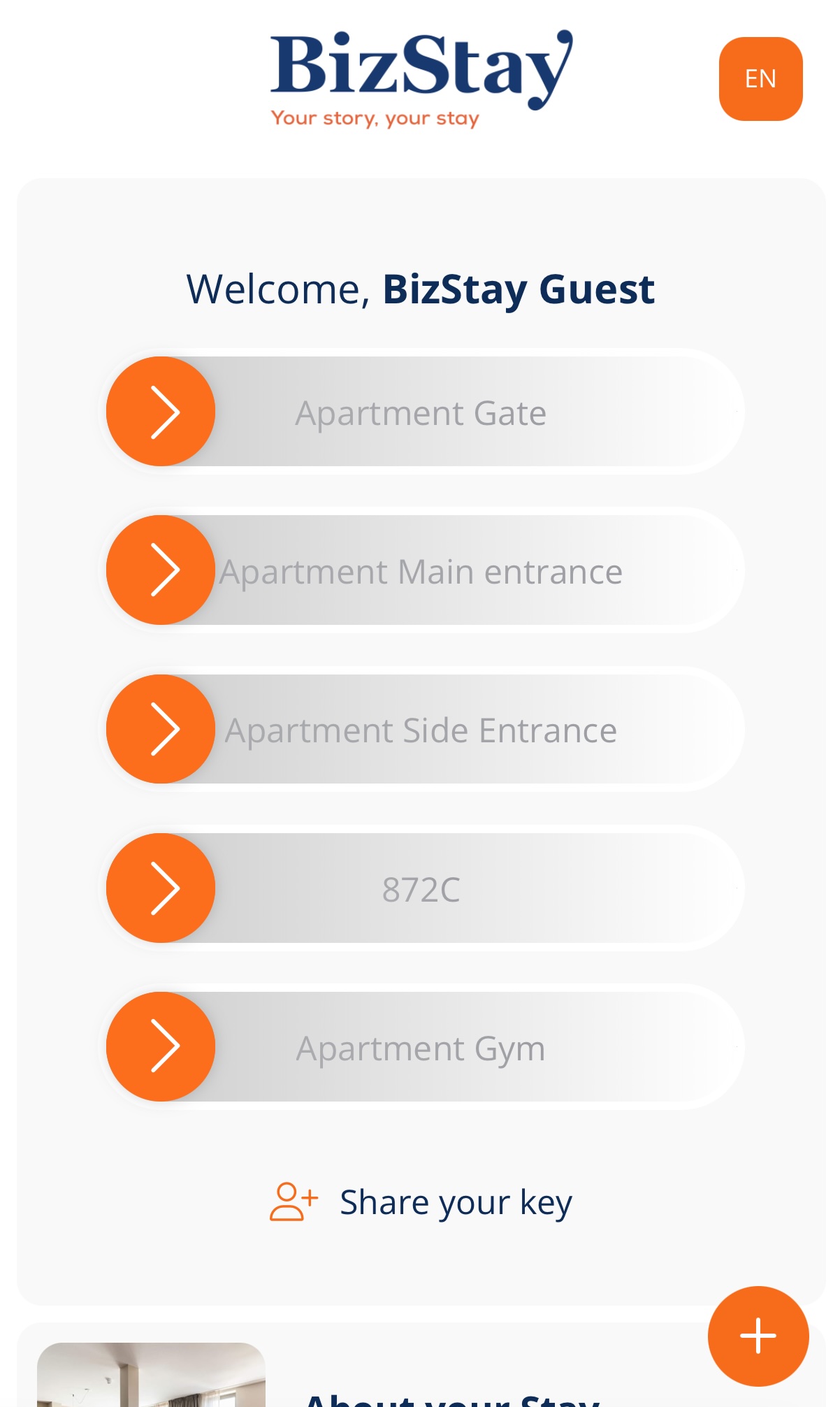 BizStay Guestkey screenshot 1