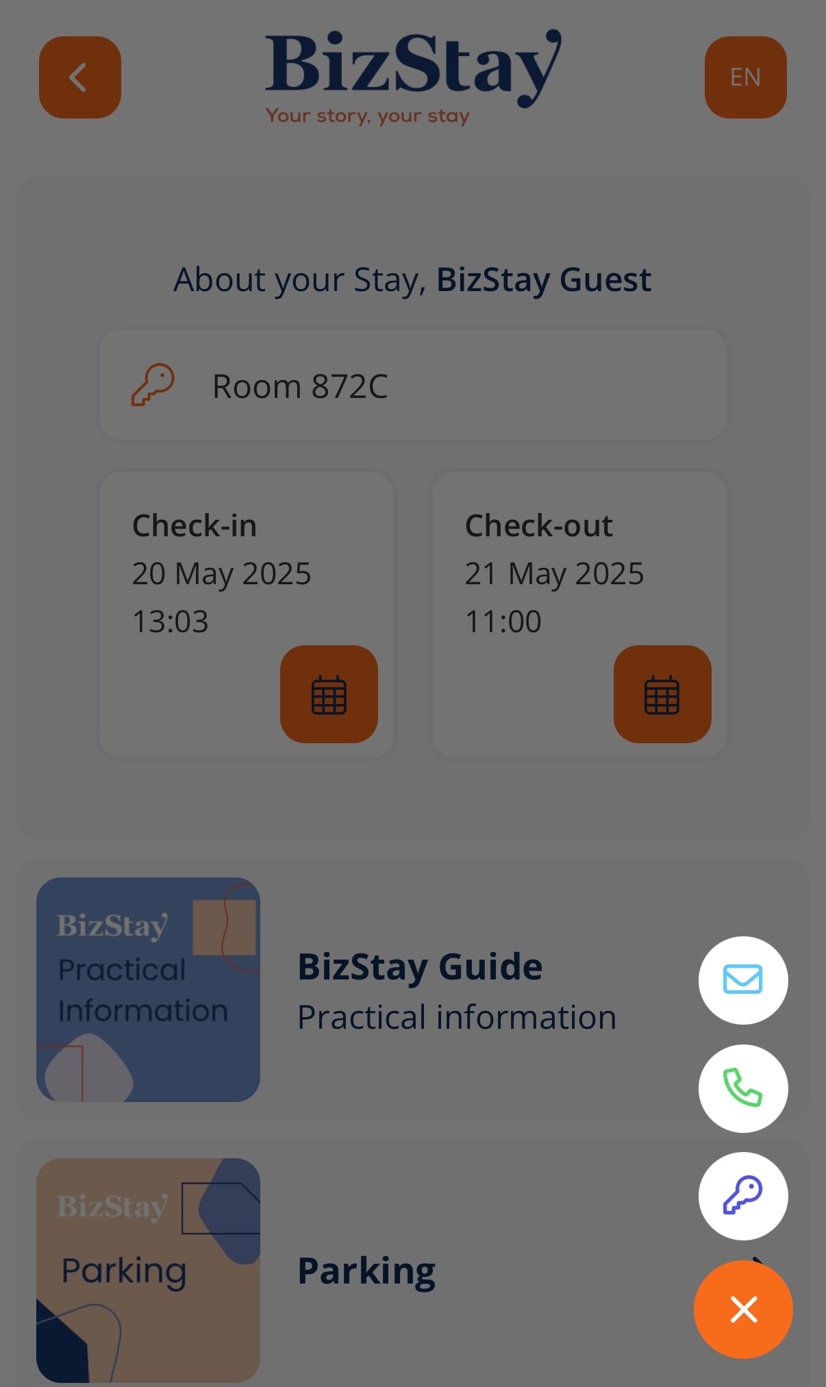 BizStay Guestkey screenshot 2
